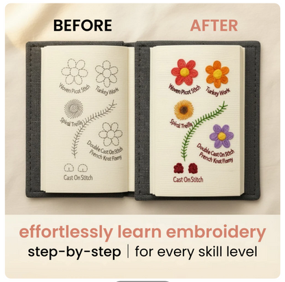 Petal Woven: Embroidery Booklet + Kit