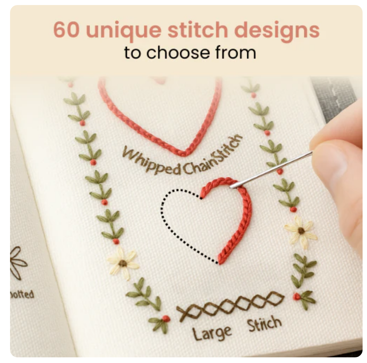 Petal Woven: Embroidery Booklet + Kit